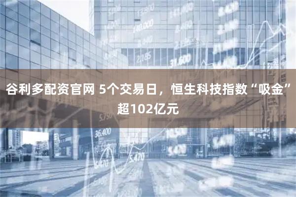 谷利多配资官网 5个交易日，恒生科技指数“吸金”超102亿元