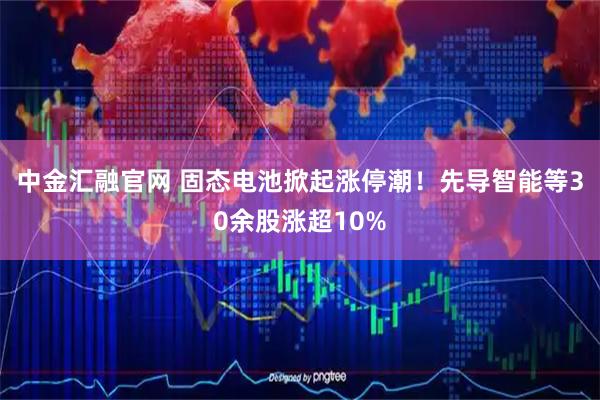 中金汇融官网 固态电池掀起涨停潮！先导智能等30余股涨超10%